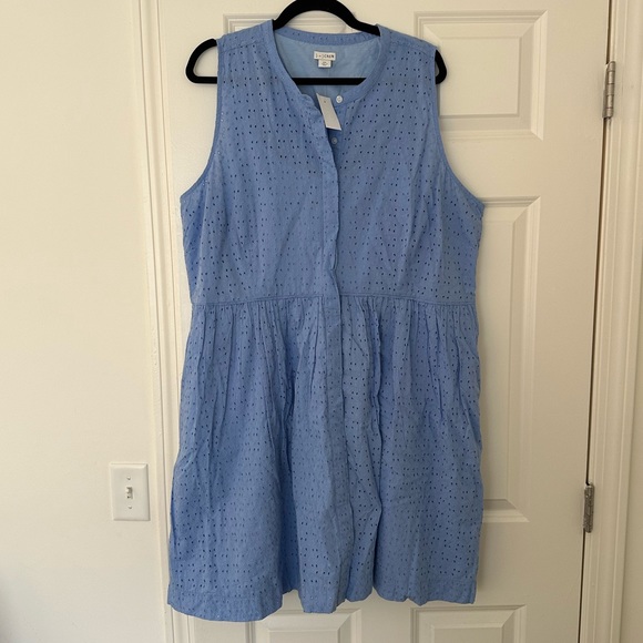 J. Crew Dresses & Skirts - NWT JCrew Eyelet Shirt Dress